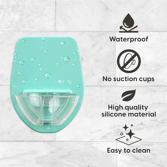 Silicone Wine Glass Holder for Bath & Shower - Picture 2 of 7